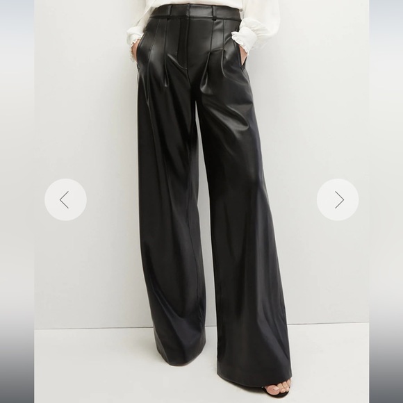 Veronica Beard Pants - Veronica Beard RENNERT VEGAN LEATHER PANT